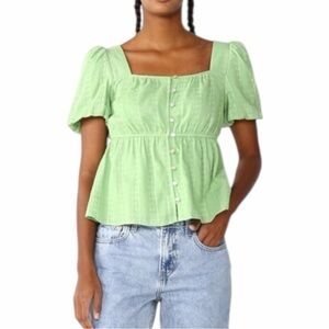 DRAPER JAMES RSVP Peplum Hem Top Size XL